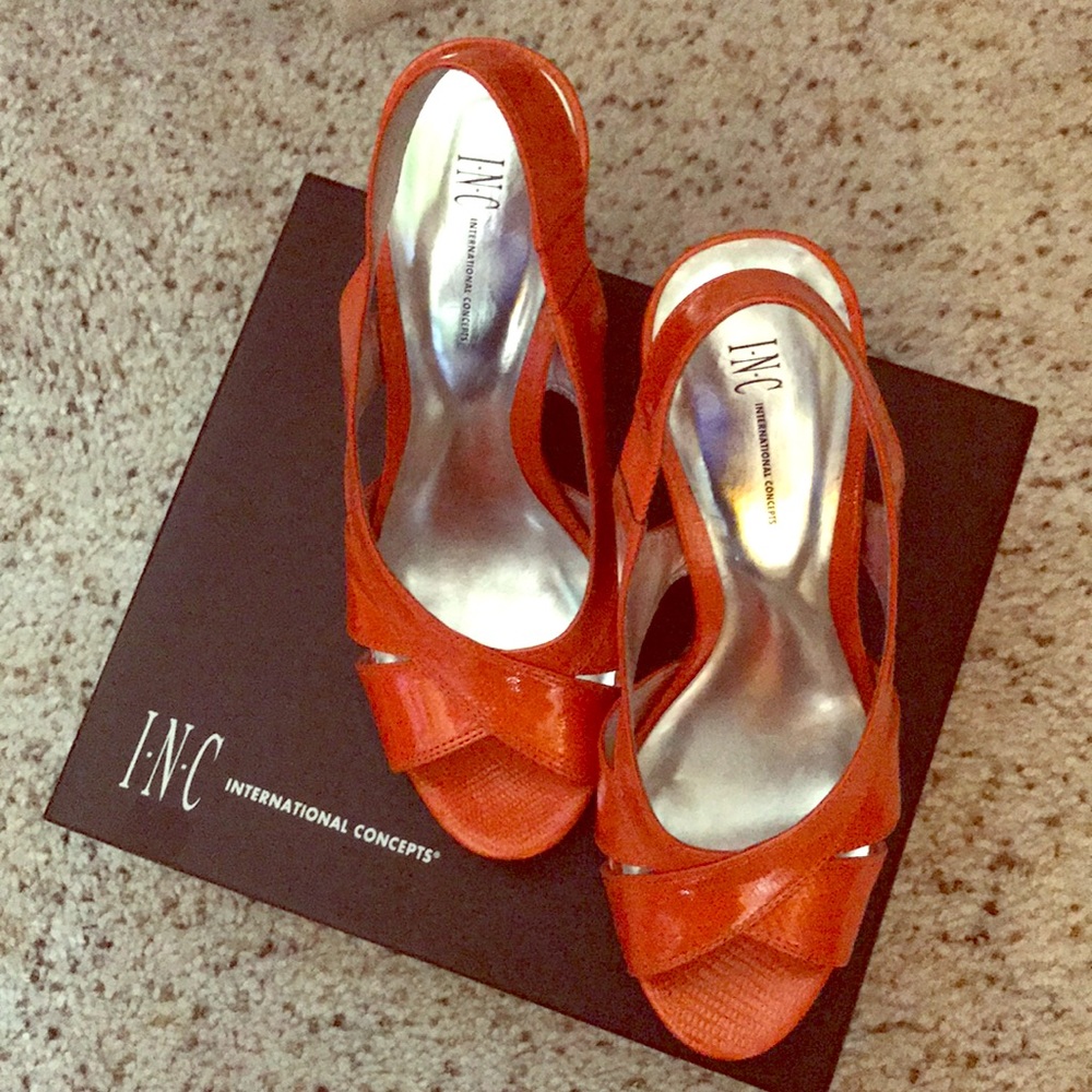 INC Patent Leather Heels 🧡